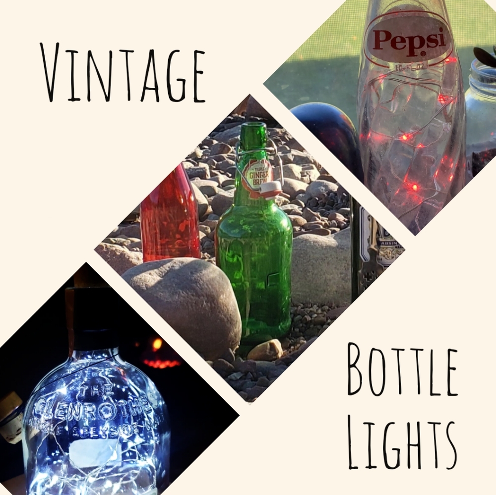 Vintage Bottle Lights